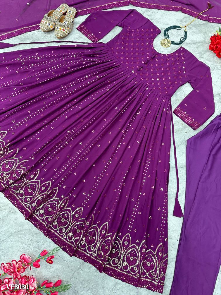 PARTY WEAR LOOK GOWN - Image 5