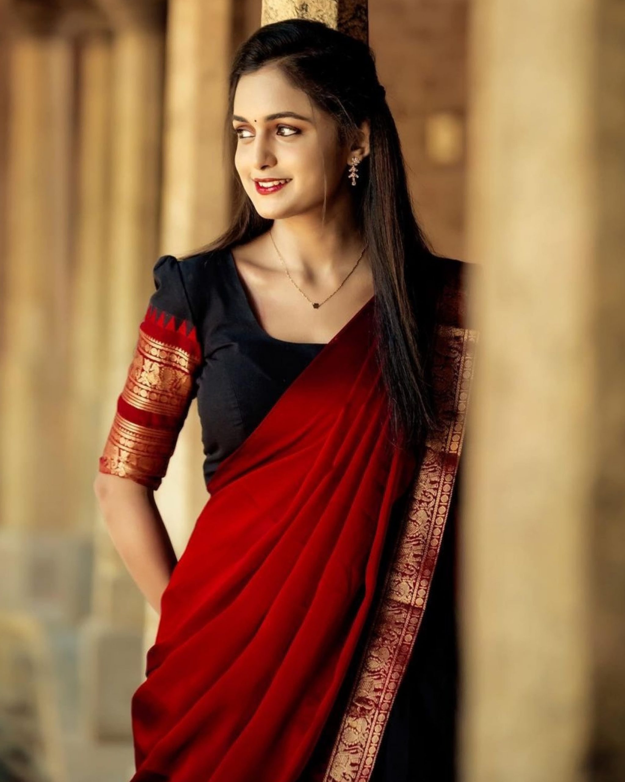 South Indian Traditional Half Saree - Image 2