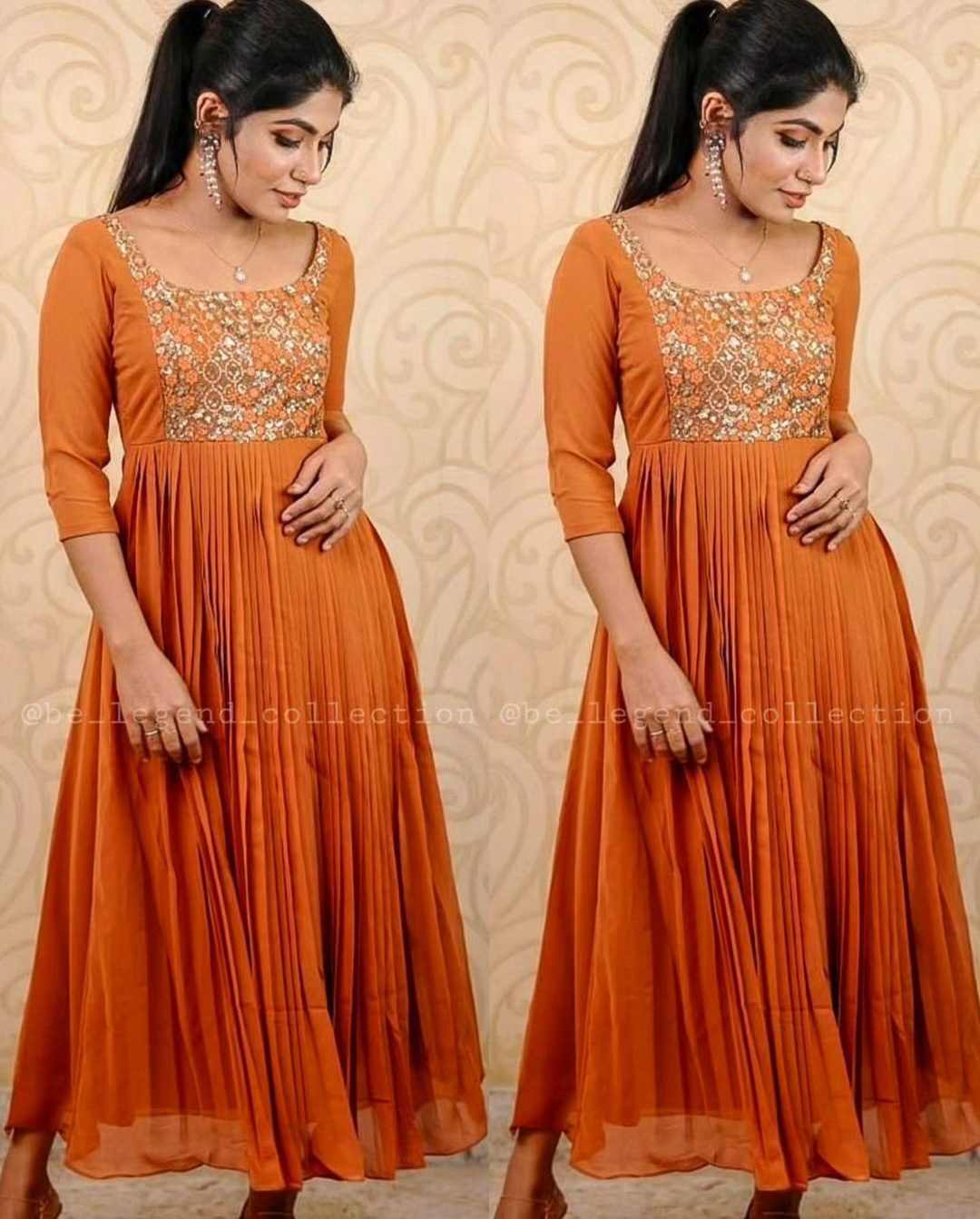 DESIGNER EMBOIDERY ETHNIC WEAR GOWNS - Image 4