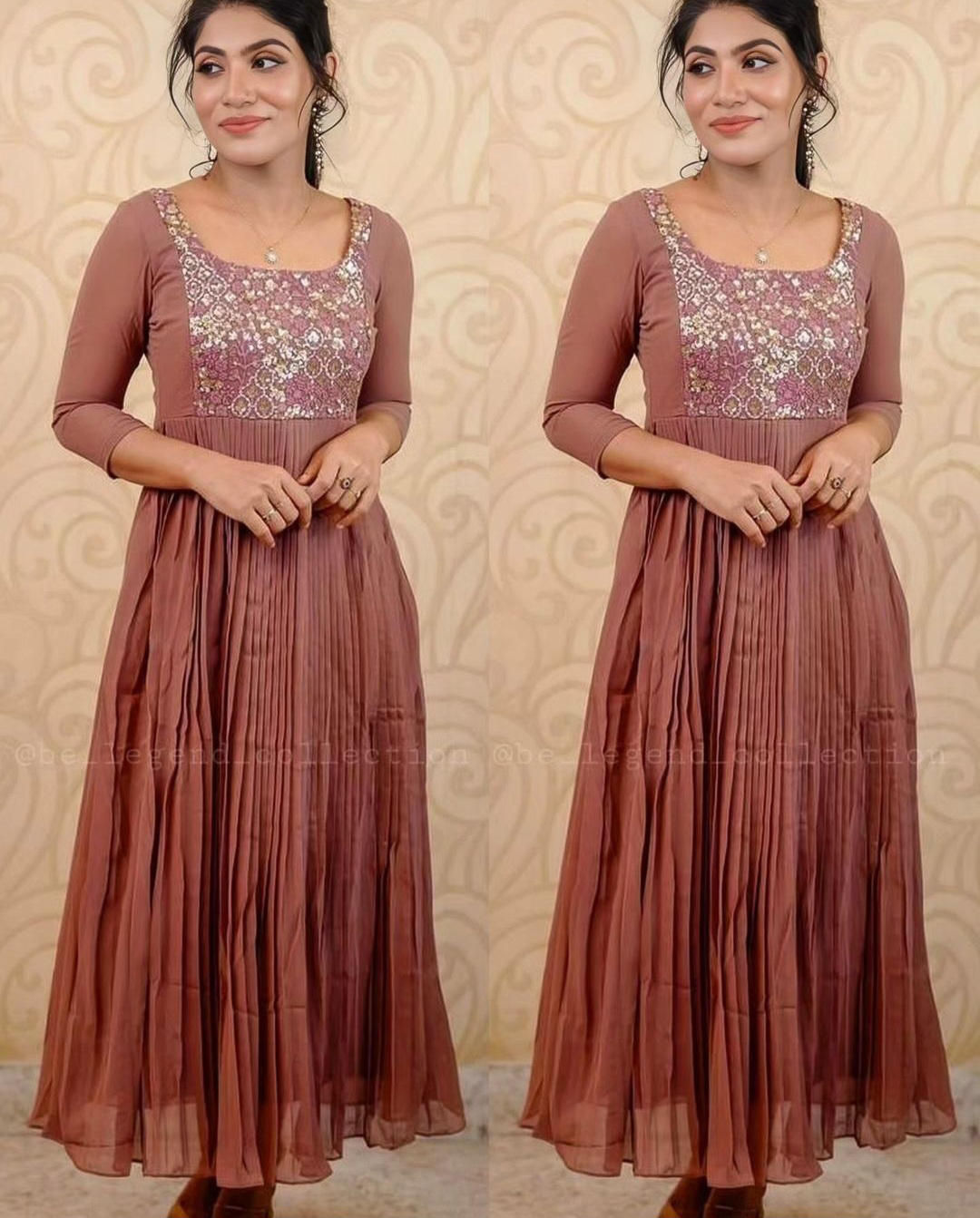 DESIGNER EMBOIDERY ETHNIC WEAR GOWNS - Image 6