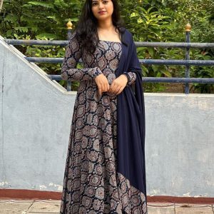 Super Hit Gown With Dupatta