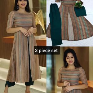 Attractive Georgette koti with Rayon Top and Bottom Kurti for Women