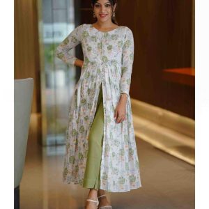 NEW DESIGN KURTI WITH PANT