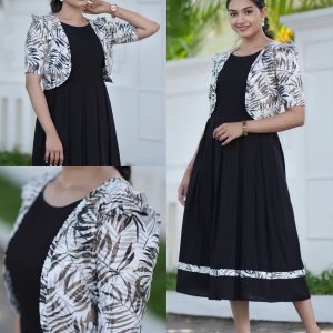 Designer Flower Printed Dress