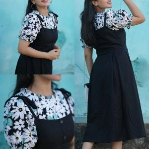 Designer Flower Printed Dress