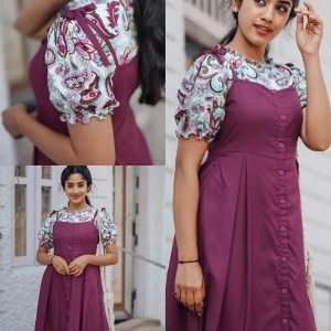 Designer Flower Printed Dress