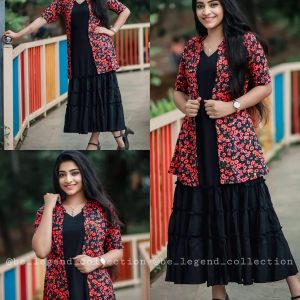 Designer Flower Printed Dress