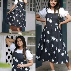 Designer Flower Printed Dress