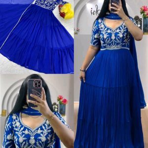 Launching Embroidered Gown