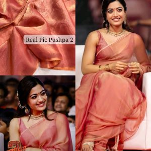 Pushpa 2 Rashmika mam Inspired Saree