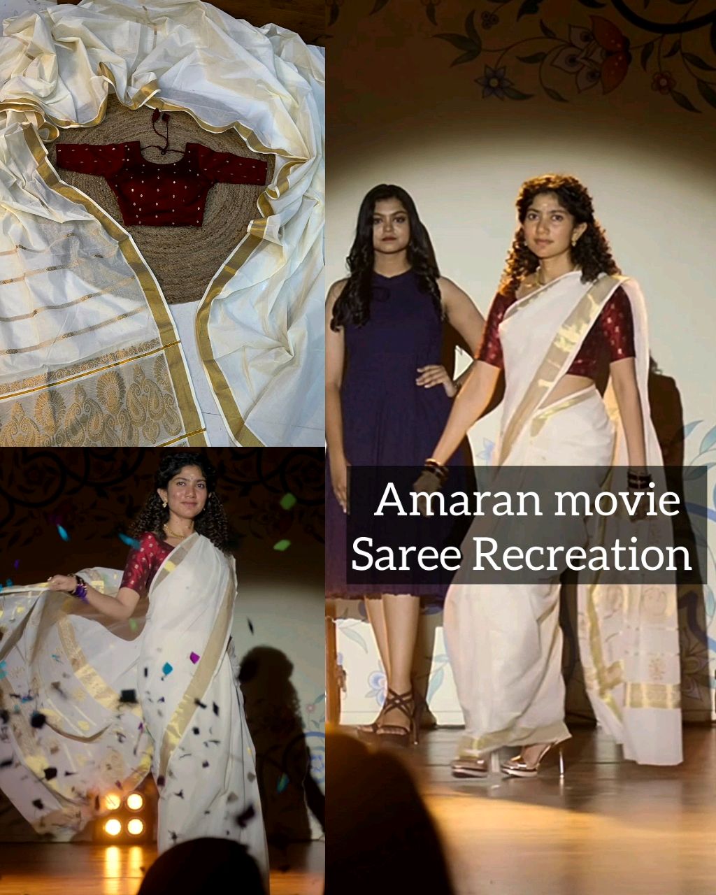Amaran movie saree Recreation
