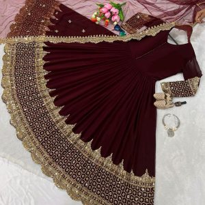 Launching New Designer Party Wear Look Gown