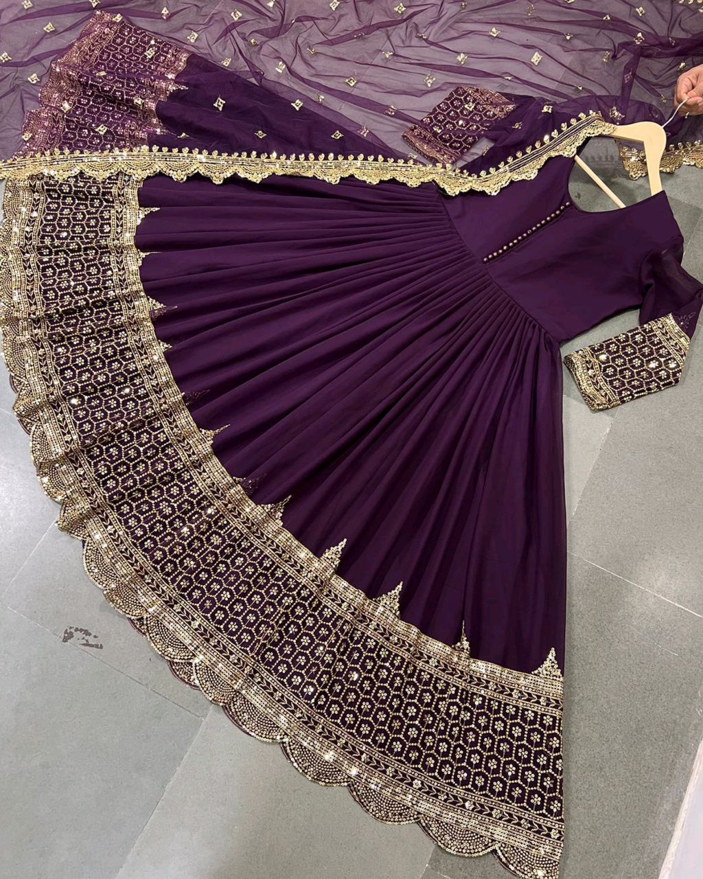 Launching New Designer Party Wear Look Gown - Image 2