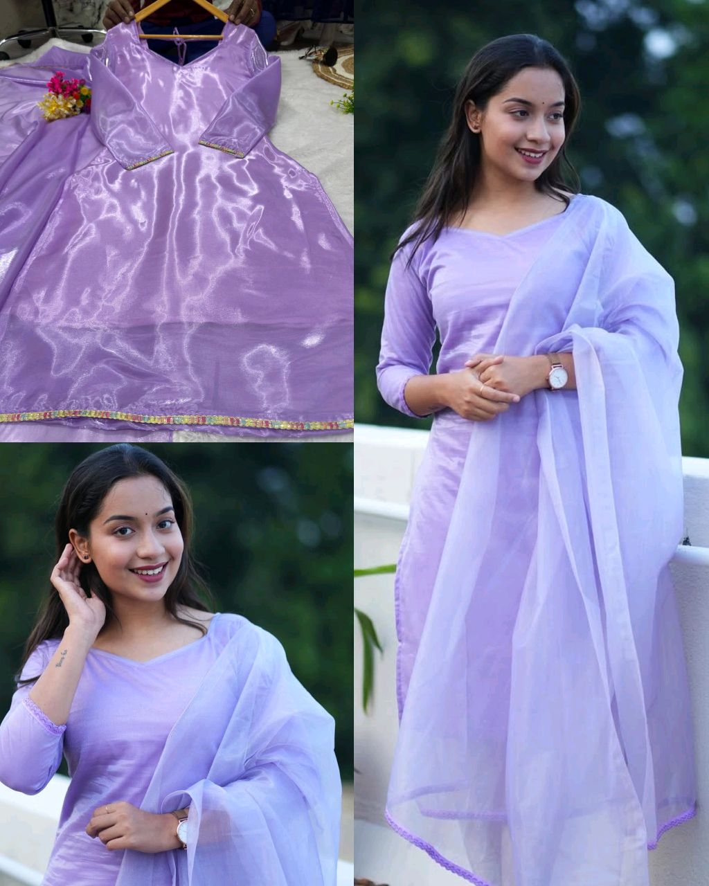 Trendy Shining Silk Sets - Image 2