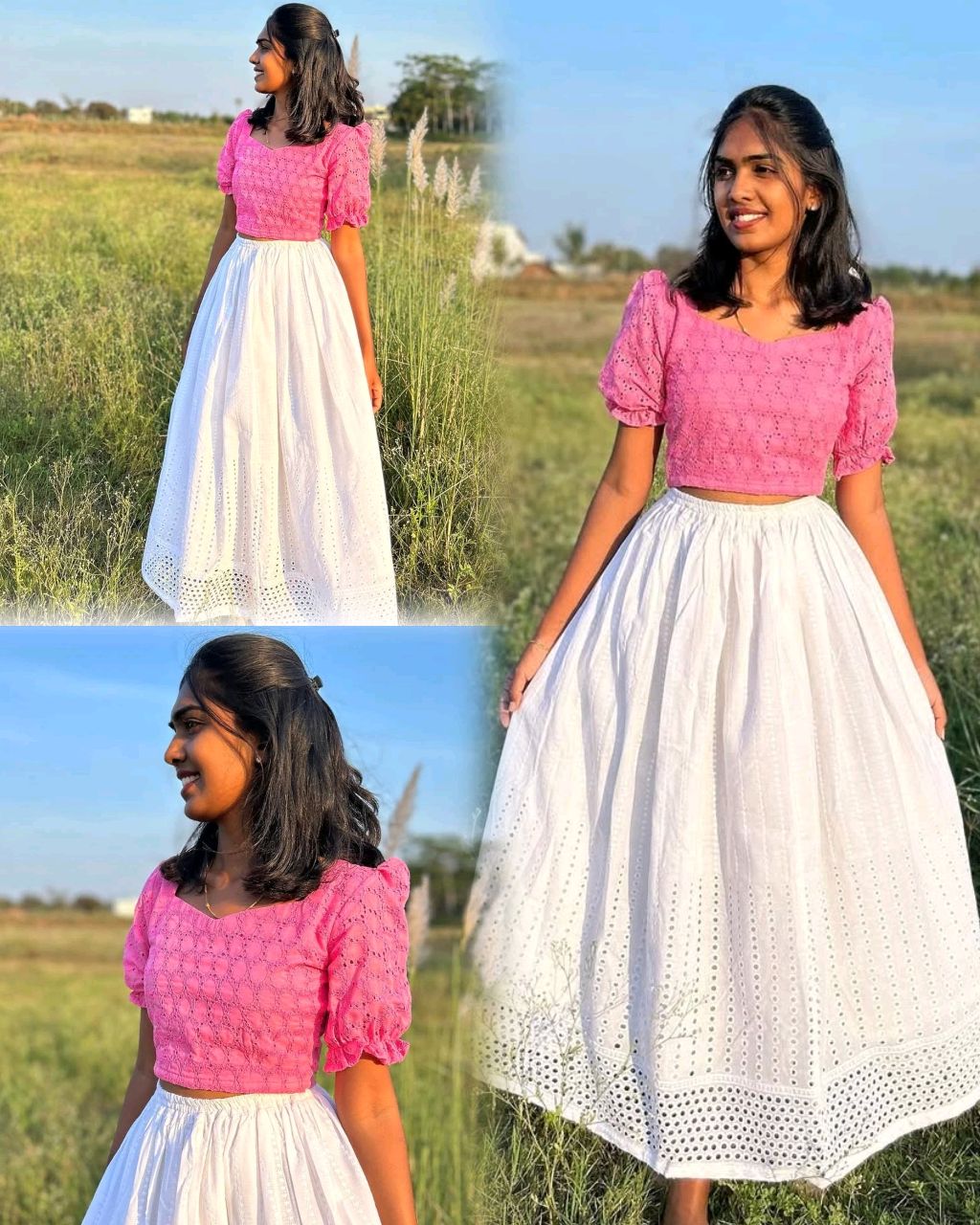 NEW LAUNCHING EXCLUSIVE SUMMER CROP TOP AND SKIRT STYLE COLLECTION