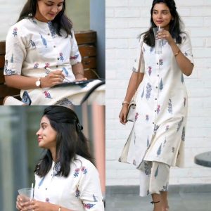 Launching Designer Co-Ords set in *Aline kurti pattern paired with Ankle length pant