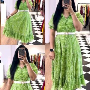 The Elegance ✨🤗 Pair It With A Beautiful Belt