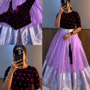 Trendy Fully Stitched Beautiful Crop top + Skirt Only