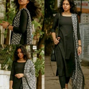 Trendy Jessie Women's Straight Kurti With Dupatta