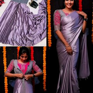 New Trending Zip & Go saree With Rich Digital Print Saree