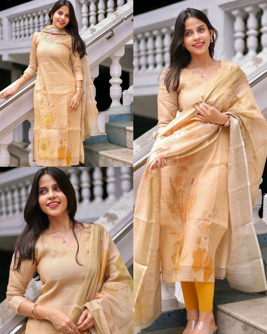 College / Office Wear Kurti with dupatta - Image 2