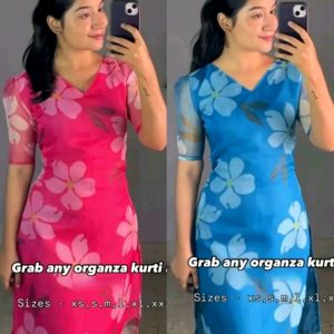 Attractive Woman A-Line Kurti