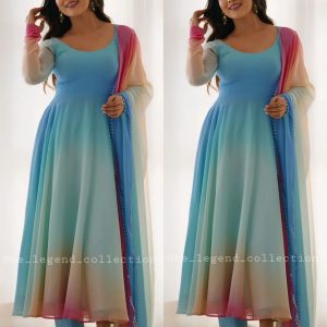 Colourful Anarkali