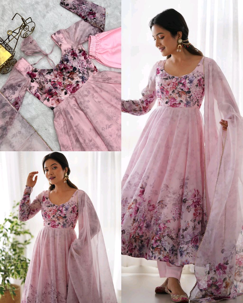 Beautiful look outfit is perfect for upcoming festivities and weddings