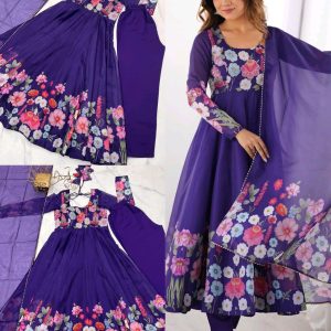 Upcoming festivities and wedding season anarkali suit set