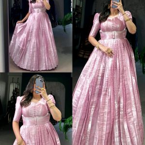 Gown With Coat, Draped in culture, twirling in style.