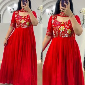 New Embroidered Gown