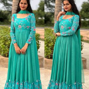 New Design Includes Flared Kurta & Dupatta Set