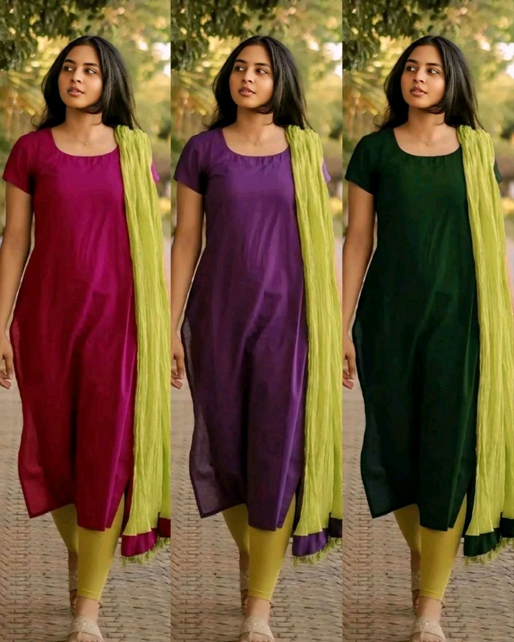 Trisha Mam Recreaton Launching Beautiful kurti With Dupatta For Women - Image 3