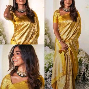 CELEBRITY BANARSI KANJIVARAM SOFT TISSUE SAREE
