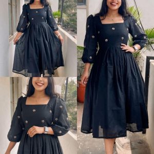 New Anarkali Embriodry Work Gown