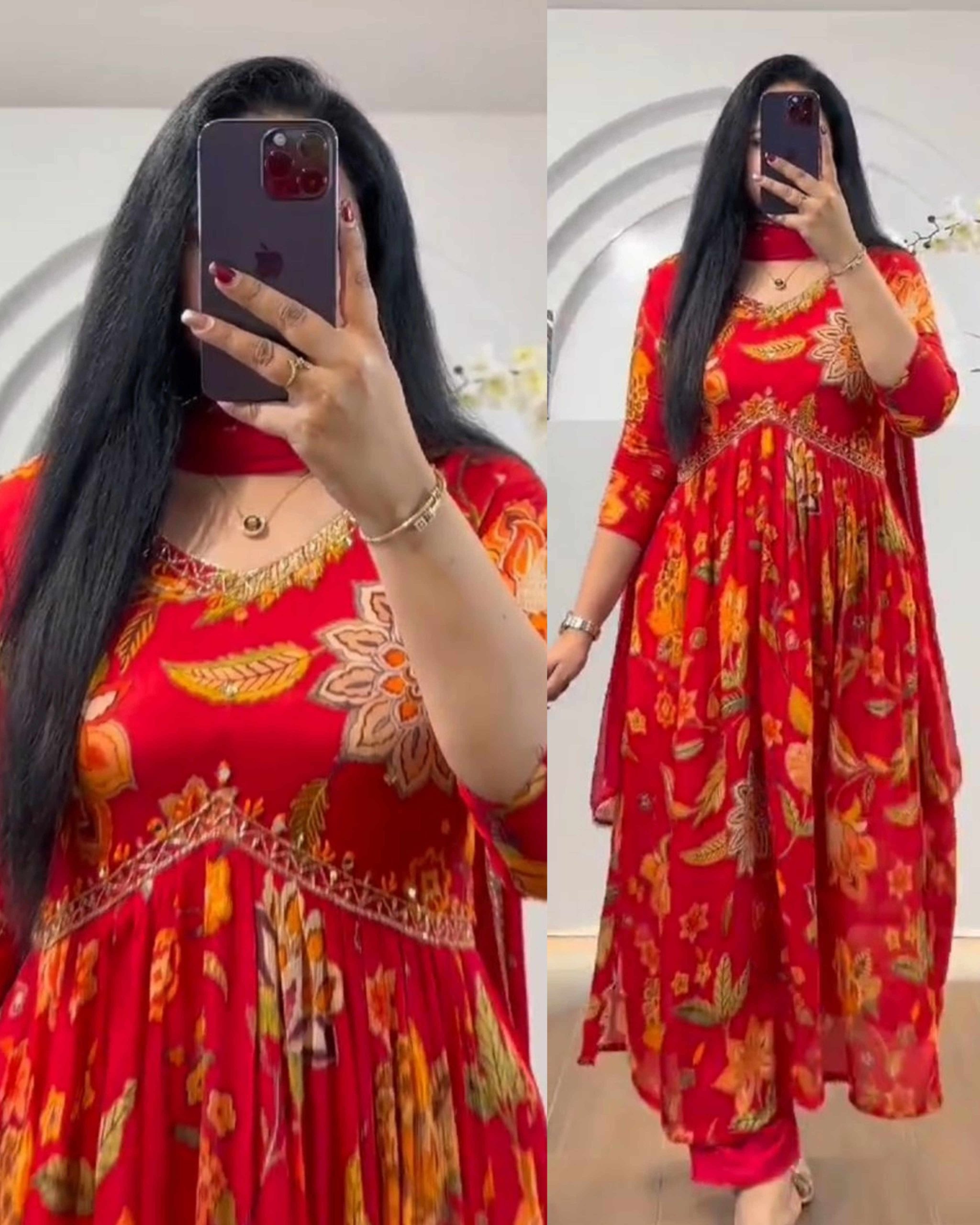 New Hand work Kurti set - Image 2