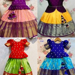 Elegant Kids Girls Lehanga Cholis