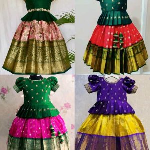 Elegant Kids Girls Lehanga Cholis