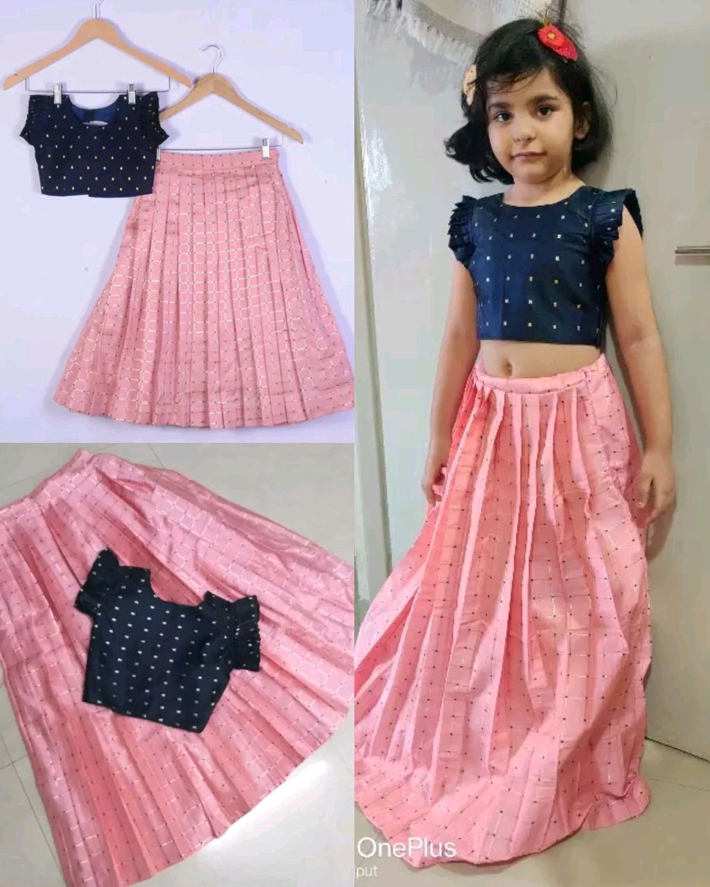 Elegant Kids Girls Lehanga Cholis