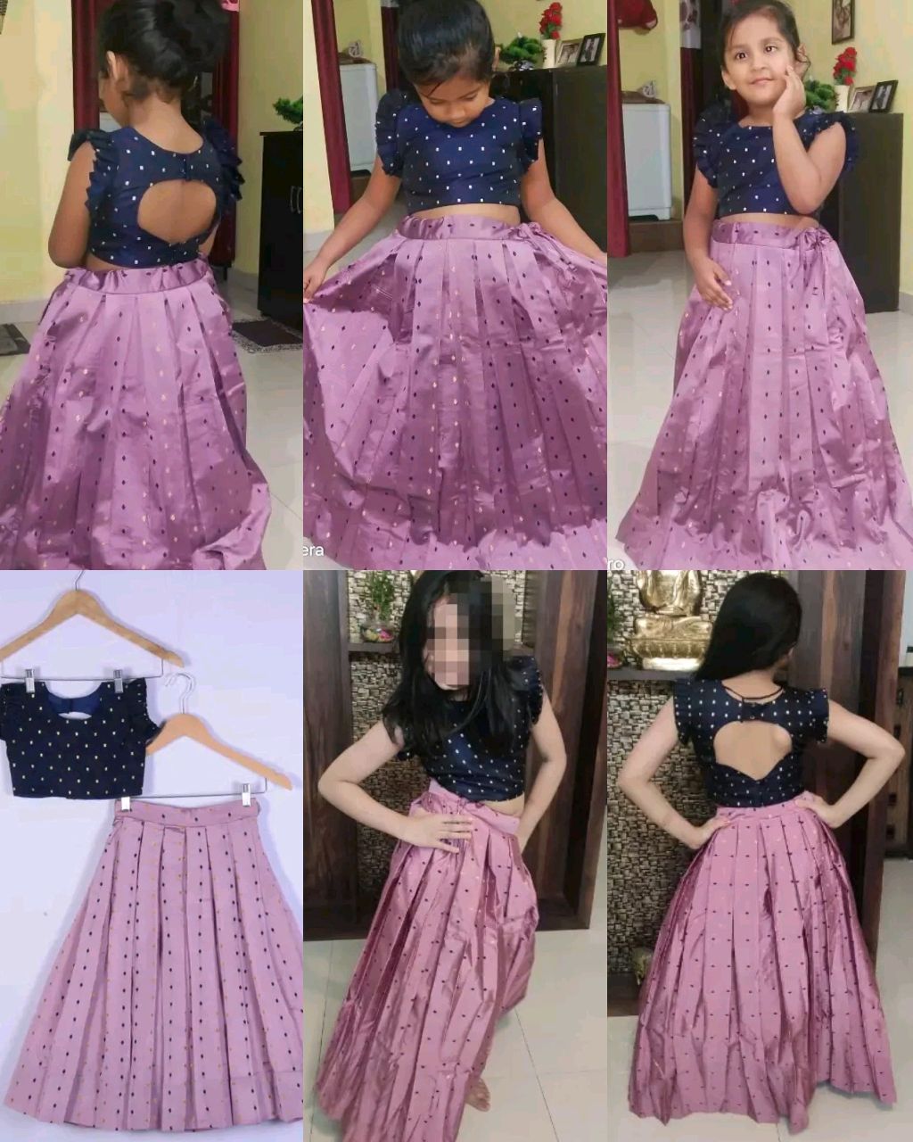 Elegant Kids Girls Lehanga Cholis - Image 2