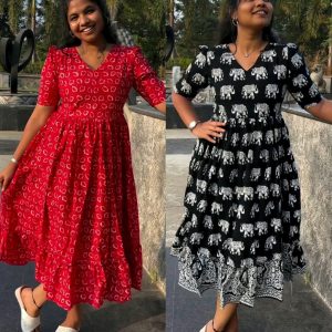 Summer Special Maxi gown soft Maslin cotton with digital print.