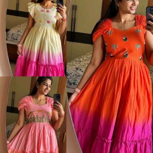 Beautiful Stylist Gown with Handowk – Elegance & Comfort