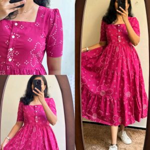 Introducing Beautiful prints of pure and rich Soft Cotton Gown