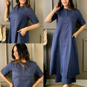 Launching Designer Co-Ords set in Cotton Floral Kurta with Palazzos