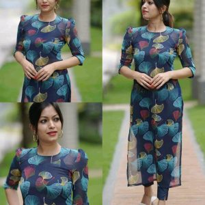 BLue Jeli Fish Kurti