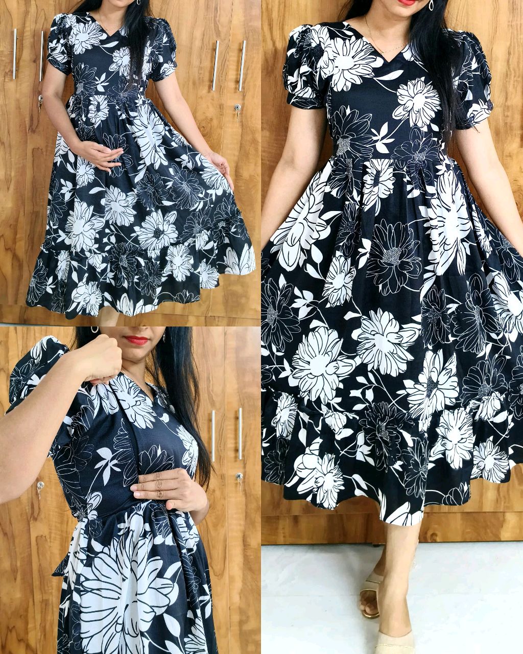 Feeding Frock PURE crushed wrinkle delta premium - Image 3