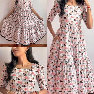 Beautiful Trendy middi gown