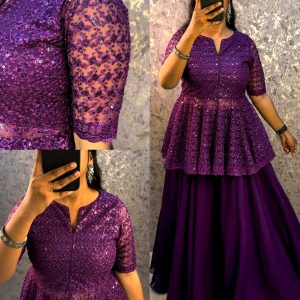 Launching trending Sharara set with peplum top