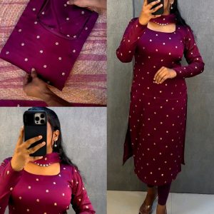 Trendy breathable & stylish Kurti With Duppatta