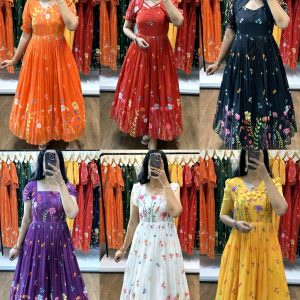 Super Floral Pleated MAXIS